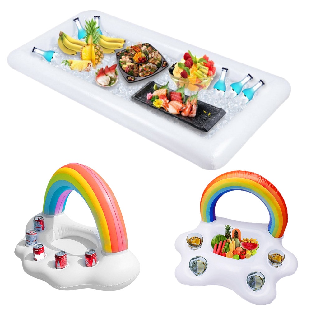 New Rainbow Cloud Cup Holder Inflatable Pool Pool ..